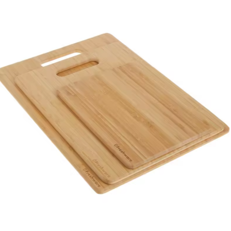Juego de 3 Tablas de Cocina de Bambú